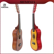 [SONONIA] 23inch 6 String Acoustic Guitar With Pick Strings For Kids Eductional Toys