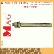 MAG BR6T_PLUG BOLT BR6T Long Base Metal Wall Plug to Fixed MAG Barrier Gate BR618T BR630T BR660T Lef