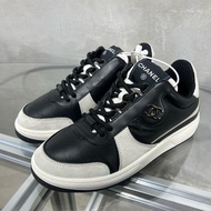 香奈兒Chanel 23C 黑白雙C金標 運動鞋 36碼