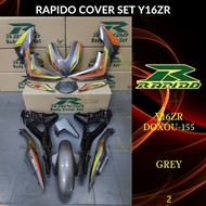 RAPIDO BODY COVER SET Y16ZR DOXOU 155 (2) - GREY (STICKER TANAM/AIRBRUSH) COVERSET Y16