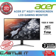Acer 27" KG271 M3BMIIPX IPS FULL HD 180HZ 1MS HD-MI DisplayPort DP Gaming Monitor (UM.HX1SM.301)