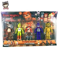 New 2022 5Pcs/set Five Nights At Freddy's Action Figure Toy FNAF Bonnie Foxy Freddy Fazbear Bear Toy
