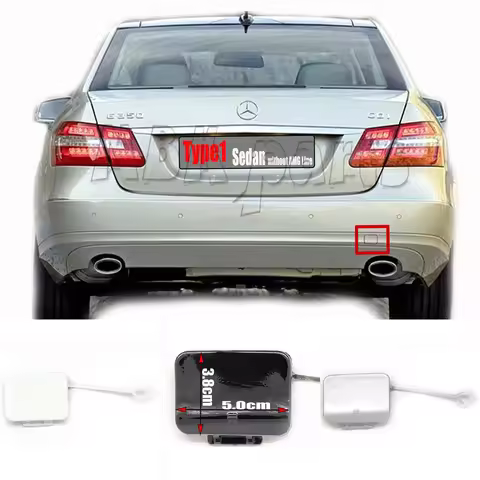 Fit 09-12 Mercedes-Benz E-class W212 Sedan S212 Wagon E250 E300 E320 E500 E550 E63AMG Rear Tow Cover