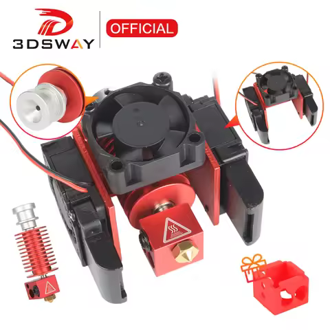 3DSWAY 3D Printer E3D V6 Hotend Kit Volcano 0.4mm Nozzle HotEnd Bowden Direct J-head 12V24V Heat Blo
