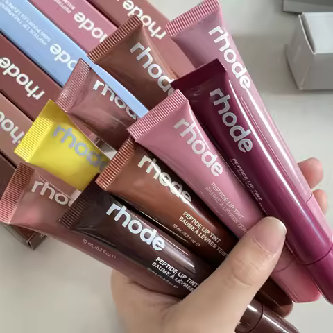 RHODE Pocket Blush Stick Lip Gloss and Cheek Hydrating Stick Natural Rouge Powder Blush Cream Lipsti