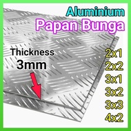 Papan Bunga 3mm Chequered Plate (Aluminium) (PBR)