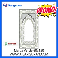 Granit Sun Power Motif Sajadah 60x120 Glazed Polished Malda Verde