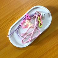 Keychain & Bag Charm Alphabet Initial Letter Macrame Rope Gayawinna