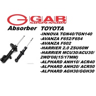 ORIGINAl GAB GAS ABSORBER TOYOTA INNOVA TGN40/140, AVANZA F652/654, F602,HARRIER 2.0 ZSU60W,MCU30,ALPHARD ANH10,20,AGH30