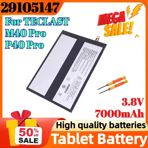 3.8V 7000mAh Battery 29105147 for TECLAST M40 Pro P40 Pro Tablet Built-in Battery