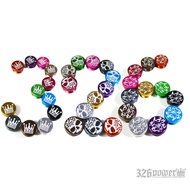 326Power Nut Cap [Set of 4] Crown/Skull/TOCHIKURU