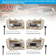 Beige+ Chreom Inner Door Handle Kit(4pcs) for  Grand  2005-2010 1JV471J3AA 1JV461J3AA 5HR411J3AK 5HR