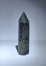 Kristal Semulajadi Pirit Hiasan Tiang Kecil 106g-159g (7cm-9cm) / Natural Pyrite Crystal Small Tower