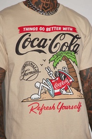 ✨เสื้อยืดแขนสั้น Coca Cola Island Chillin