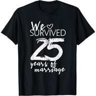 25Th Wedding Anniversary Gift - Funny 25 Years Of Marriage T-Shirt