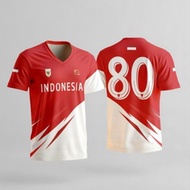 August 17th Jersey 80th Indonesian Birthday Jersey/ 17 August vintage Streetwear Jersey/