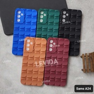 Samsung A24 4g Softcase 3D Cubic Motif Finger Case Samsung A24 4g
