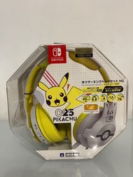 全新日本直送！HORI比卡超25週年紀念版耳機Nintendo switch Pokemon headphone