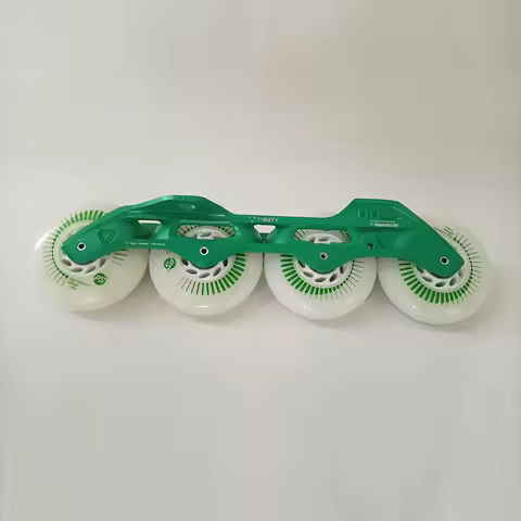 NEXT Trinity Frame with Wheels Original Powerslide 4x80mm Base Inline Skates Frames 80mm Wheel ABEC 