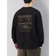 Taiwan Shipment Boys Clothes University T Sweatshirt American Loose Girls Same Style Korean Version 