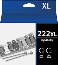 222XL Black Ink Cartridge Remanufactured Replacement for EPSON 222 Ink cartridges Combo Pack 222XL T