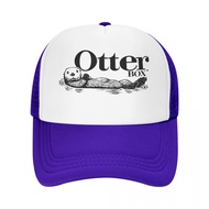 Otterbox Adult Grid Net Hat Trucker Men's Women's Flat Brim Baseball Cap High-Stiff Mesh  Adjustable Unisex Casual Sport