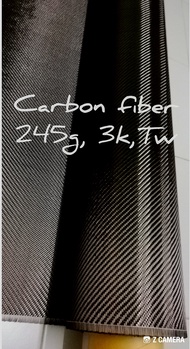 ผ้าคาบอน​แท้​  เกรด AAA  คาร์บอนลาย2   twill weave เคฟล่า สีดำ 3k  น้ำหนัก​  254​ กรัม  3k , ขนาด150cm x 75 cm ผ้านิ่มทอแน่นดำเงา  toray yarn carbon cloth toray​ yarn.black kevlar