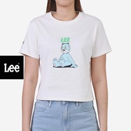 LEE เสื้อยืดแขนสั้นผู้หญิง คอลเลคชั่น Lee x Akid From Yesterday รุ่น LE F225WTSSN03