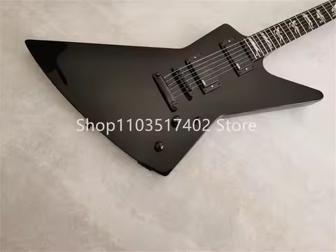 ESP Man Turn Wolf Electric Guitar Active pickup Black solid mahogany fingerboard High quality guitar
