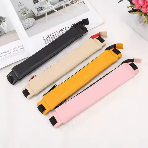 PU Leather Elastic Buckle Pencil Cover Sleeve Case for Book Notebook Pens Holder Bag Sleeve Touch Sc