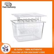 Anova Compatible Sous Vide Container 11 Liter/12 Quarts for Virtually All Immersion Circulators Cook