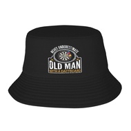 Never Involve An Old Man With A Fun Board Custom Design Bucket Hat