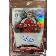 Hojlund Future Star Topps Chrome UEFA EURO 2024 Very Beautiful. Come In A Little Place Put Magnet Fo