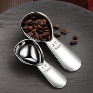 304 Sudu Pengukur Keluli Tahan Karat Skala Pengukur Gred Makanan Sudu Kopi Susu Tepung Gram Sudu Oat