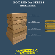 (50 Pcs) Dus Snack 12x16 / Snack Box Aqua / Box Kotak Snack  / Dus Renda 16x12