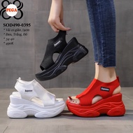 (When 1 - 2 Weeks) Women's Canoe Sandals in Stretch Fabric, 9CM Sole