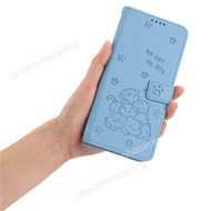 Ốp lưng kiêm ví cho Vivo y19s Vivo y19s Y 19S 4G 2024 vỏ điện thoại sang trọng mèo lật bằng da bìa c