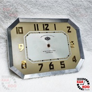 ODO antique wall Clock aluminum dial (N2), Kankoo Clock horizontal octagonal face, embossed numbers