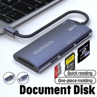 Reader Type-C 1-6 CF SD TF MS M2 Universal Laptop iPad
