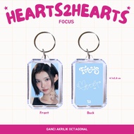 GANTUNGAN HEARTS2HEARTS ACRYLIC KEYCHAIN KPOP UNOFFICIAL H2H CARMEN ACRYLIC KEYCHAINfocus