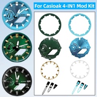 GA2100 GA-2110 DIY Luminous Mod Kit For Casio G-shock GA-2100 GA-B2100 Complete Metal Dial Index Rin