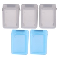 5 PCS 3.5 "Portable IDE Sata HDD External Case Hard Drive Case Hard Case Plastic Protection case