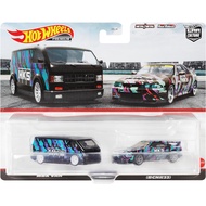 HOTWHEELS PREMIUM 2 Pack Nissan Skyline GT-R (BNCR33)/MBK Van(HWP2023_ HKF53)