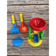 LOVENI Summer 4in1 shovel toy sand hour glass