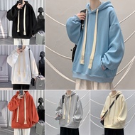Long-sleeve Hooded Jacket with A Loose Fit That Goes Well with Any Outfit. Spring Fashion and Autumn