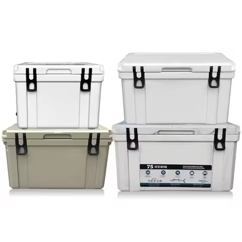 Insulated Fishing Ice Customized Box Cooler Rotomolded for Outdoor Hard Cooler Waterproof Portable C