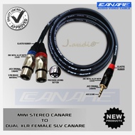 JAPAN STANDARD - Audio cable best speaker cable/ 1x Mini Stereo 3.5 mm CN to 2x XLR Female CN SLV - 