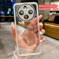 Redmi 14C 2024 Clear Soft Casing For Redmi 14C Redmi14C 14 C C14 4G 5G 2024 Shell With Camera Protec