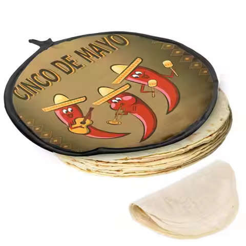 30cm Cloth Bag Burrito Portable Tortilla Warmer Pouch Kitchen For Microwave Restaurant Food Pancake