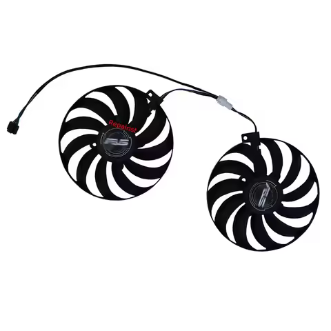 2Pcs/Set,FDC10U12S9-C,4Pin,GPU Cooler,Video Card Fan,For ASUS RX 5600XT DUAL-EVO-OC,For ASUS RX 5700